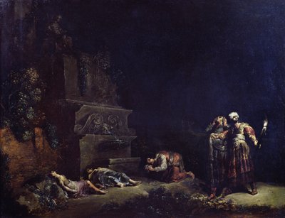 The Discovery of the Bodies of Pyramus and Thisbe, c.1630-35 by Leonard Bramer